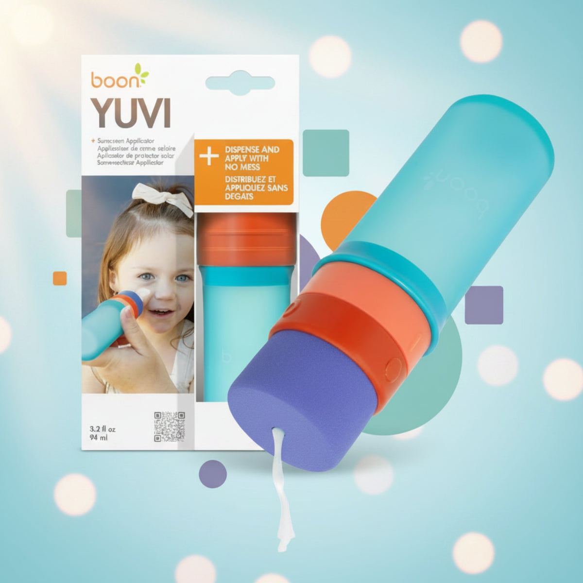 SunnyKids – Adapté aux enfants et sûr – Applicateur de crème solaire rechargeable