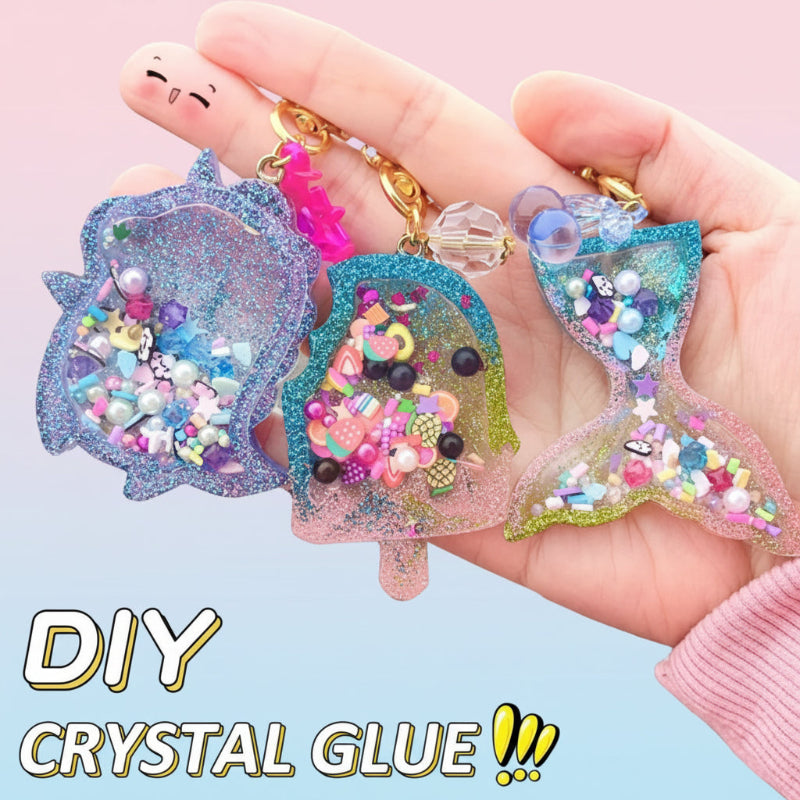 DIY Crystal Keychain Kit – Créatif et ludique – Kit de bricolage pour porte-clés
