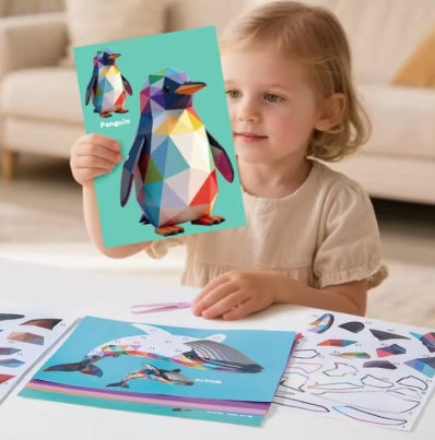 3D Sticker Puzzle – Créatif et éducatif – Puzzle géométrique en 3D
