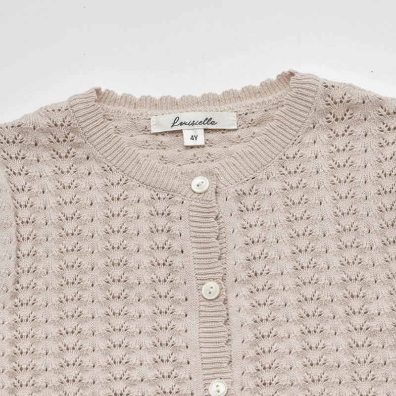 Buttoned Cardigan – Doux et confortable – Cardigan en maille pour enfant