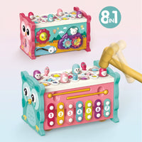 Thumbnail for Montessori Hammering Toy – Motricité et apprentissage – Set de jeu 8 en 1