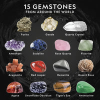 Thumbnail for Gemstone Dig Kit – Découverte et apprentissage – Kit de fouilles de cristaux