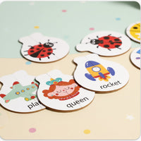 Thumbnail for Wooden Letter Matching Game – Apprentissage et jeux – Puzzle de l'alphabet