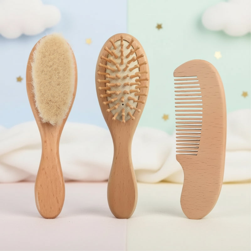 Personalized Hairbrush – Douce et unique – Ensemble de brosses à cheveux personnalisées pour bébé