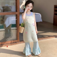 Thumbnail for Girls Summer Outfit – Tendance et confortable – Ensemble de vêtements d'été pour enfants