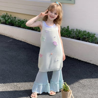 Thumbnail for Girls Summer Outfit – Tendance et confortable – Ensemble de vêtements d'été pour enfants