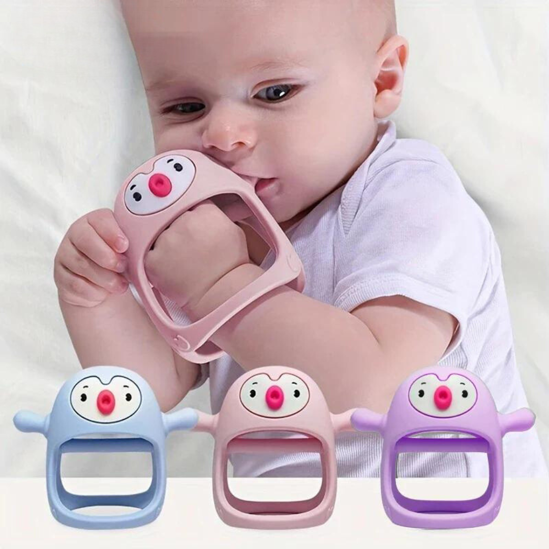 Penguin Teether™ - Apaisant pour les gencives - Anneau de dentition en silicone