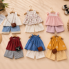 Sleeveless Tops & Pants – Douceur et élégance – Ensemble d'été pour enfants