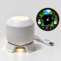 Thumbnail for FrostyLight – Magique et plein d'ambiance – Lampe de projecteur rotative (Noël et Halloween)