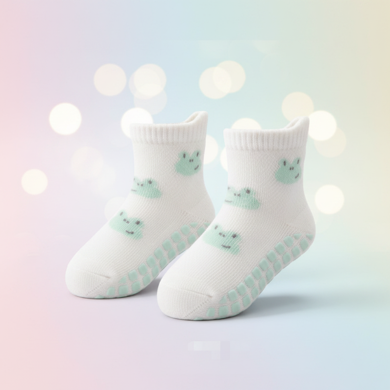 Soft Grip Socks – Douces et pratiques – Chaussettes antidérapantes pour bébé