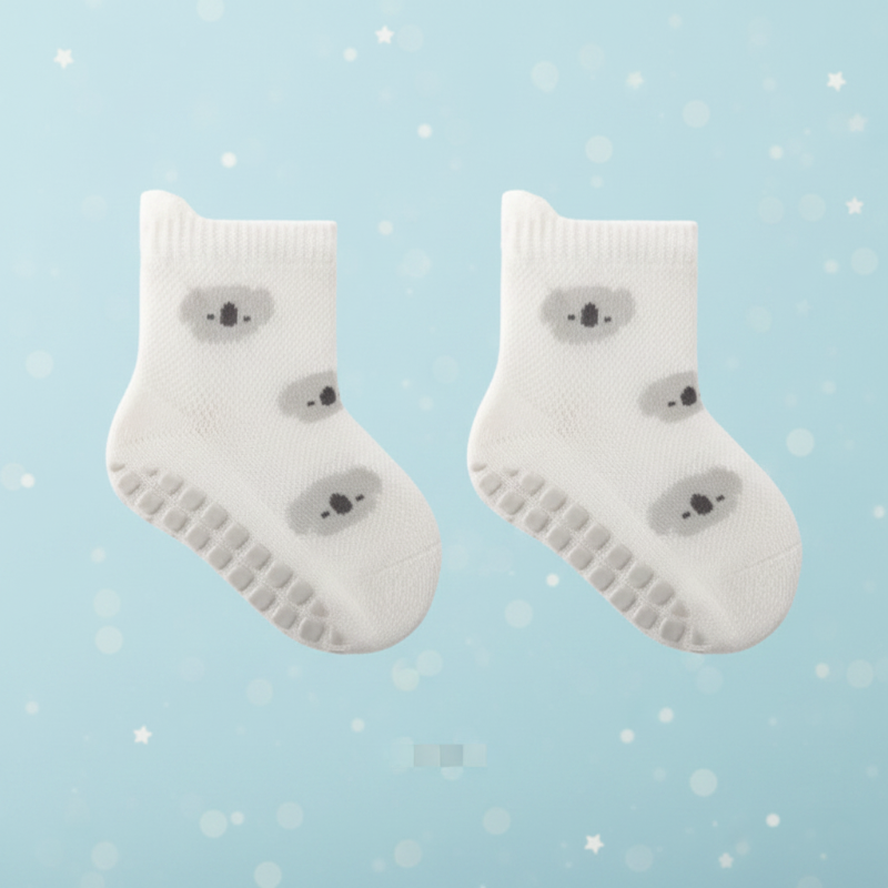 Soft Grip Socks – Douces et pratiques – Chaussettes antidérapantes pour bébé