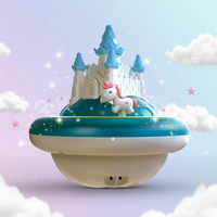 Thumbnail for SpalshCastle – Magique et interactif – Ensemble de jeu « Château flottant de la licorne »