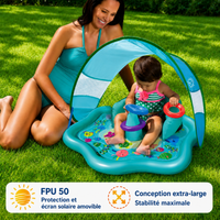 Thumbnail for SplashPlay – Sécurité et plaisir – Piscine pour bébés avec pare-soleil
