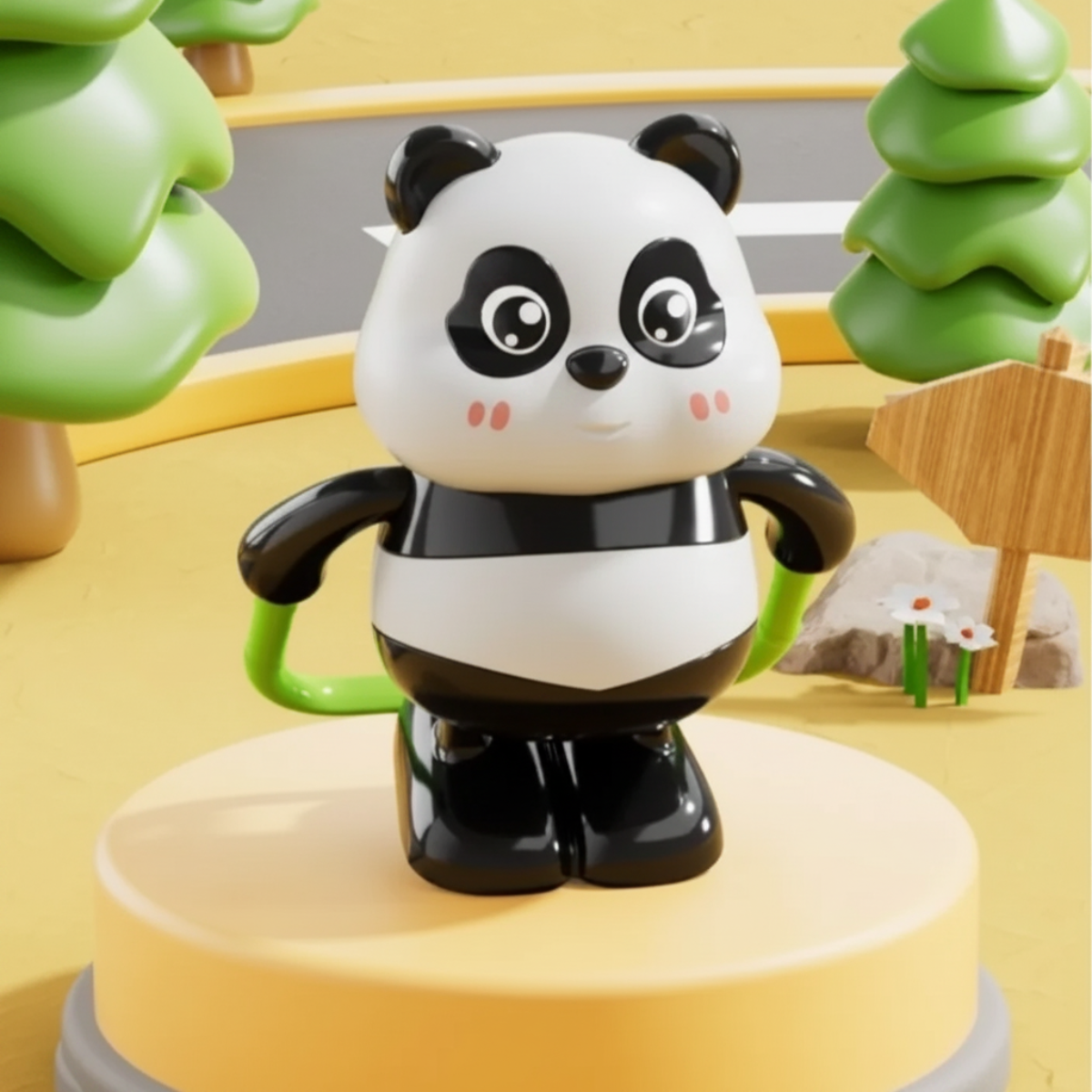 PandaPlay – Amusant  & Dynamique – Jouet panda à remonter