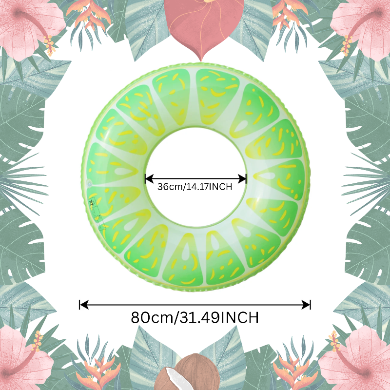 SunSplash – Tropical et confortable – Bouée en forme de fruit tropical