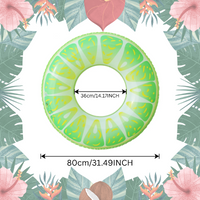 Thumbnail for SunSplash – Tropical et confortable – Bouée en forme de fruit tropical
