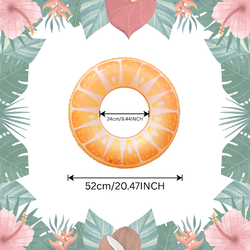 SunSplash – Tropical et confortable – Bouée en forme de fruit tropical