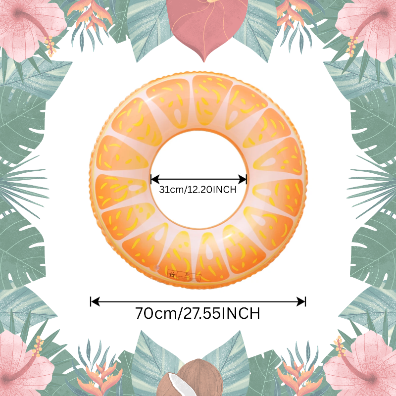 SunSplash – Tropical et confortable – Bouée en forme de fruit tropical