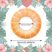 Thumbnail for SunSplash – Tropical et confortable – Bouée en forme de fruit tropical