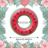Thumbnail for SunSplash – Tropical et confortable – Bouée en forme de fruit tropical