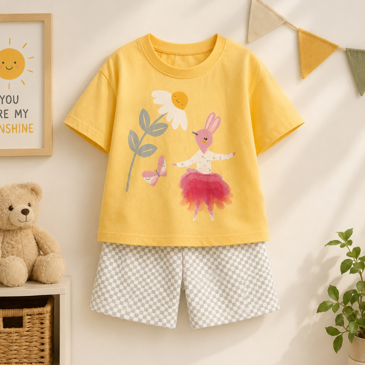 SunnyBloom – Été & Adorable – Ensemble d'été assorti