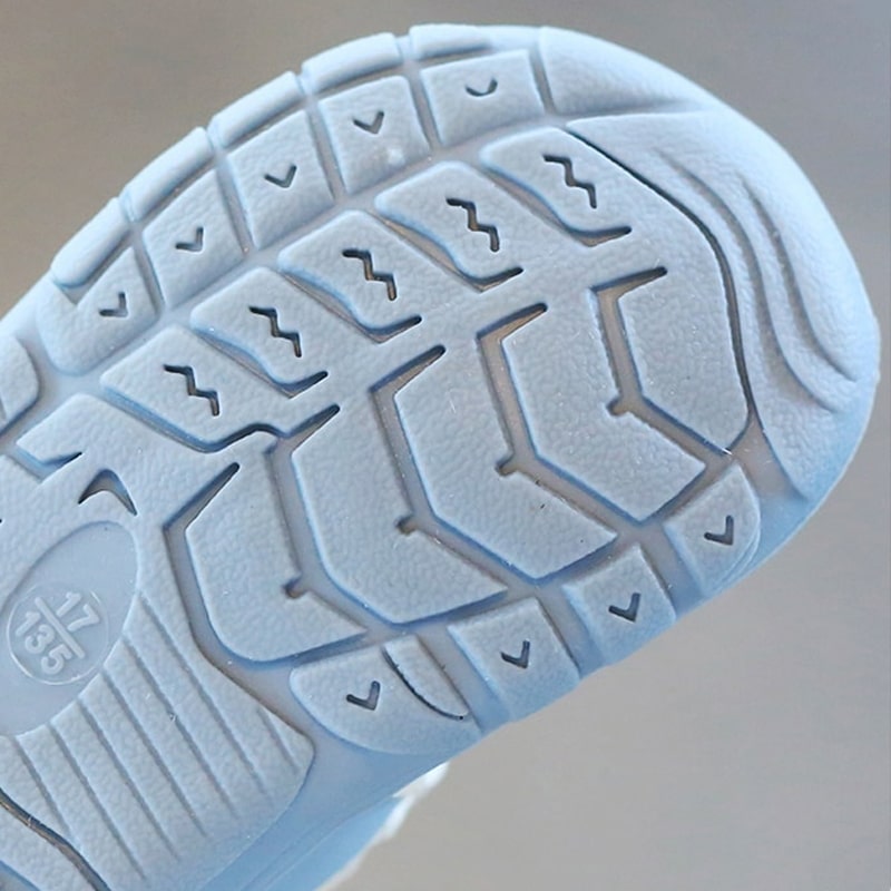 TinySteps Kids - Naturel et sûr - Chaussures pour bébés Barefoot Bleu