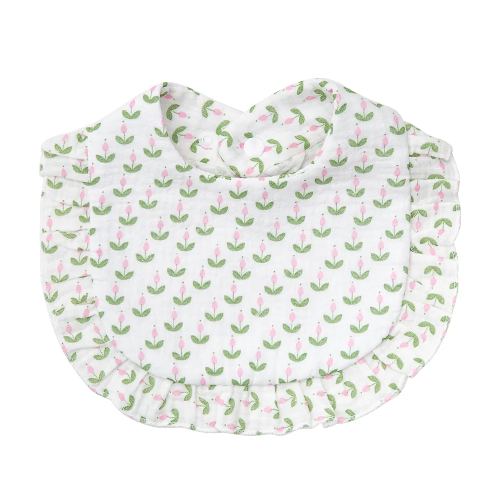BabyBloom – Mignon et confortable – Bavoir pour bébé à bordure à volants