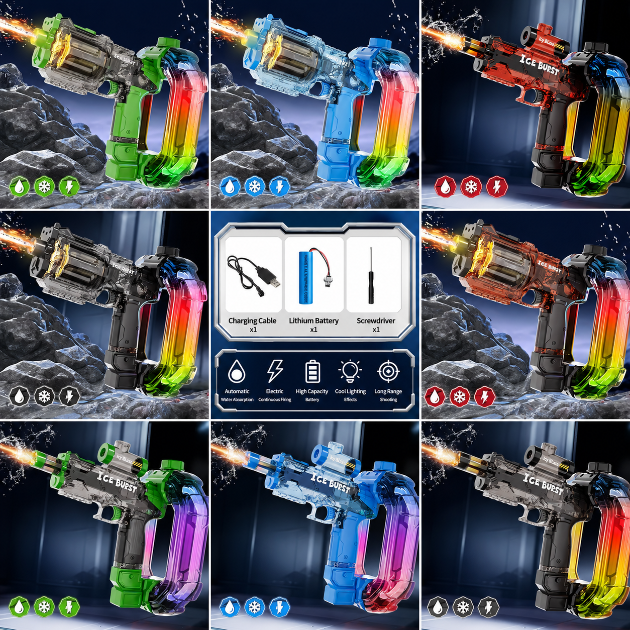 TurboBlaster – Promotion & Plaisir aquatique – Pistolet à eau « Ruimte »