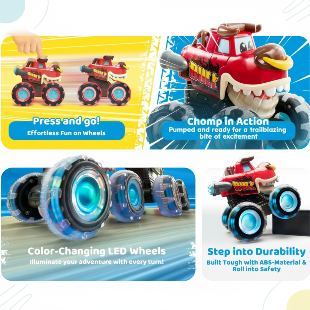 GlowRover – Robuste et résistant aux chocs – RC Monstertruck