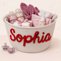 Thumbnail for CuddleBasket – Adorable et personnel – Panier à langer personnalisé