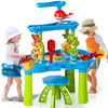 AquaPlay – Plaisirs d'été et découvertes – Table de jeu de sable et d'eau à 3 niveaux