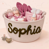 Thumbnail for CuddleBasket – Adorable et personnel – Panier à langer personnalisé