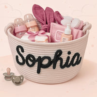 Thumbnail for CuddleBasket – Adorable et personnel – Panier à langer personnalisé
