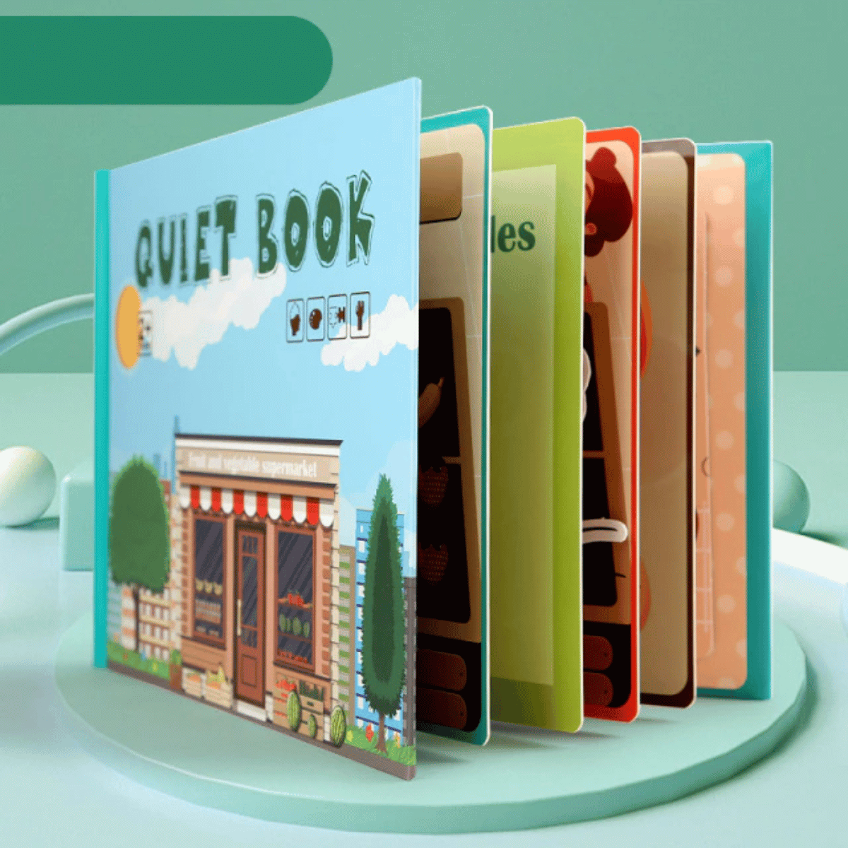 Quiet Book™ - Développer la motricité fine - Livre d'apprentissage