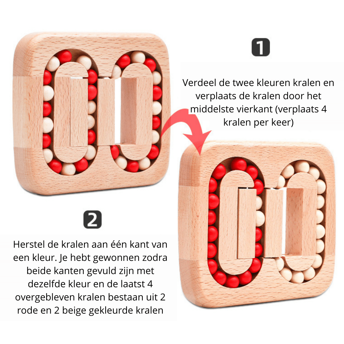 Woods™ - Développe la dextérité - Perles magiques en bois