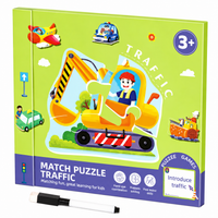 Thumbnail for SmartMatch – Ludique et éducatif – Livre magnétique 2-en-1 de dessin et de puzzles