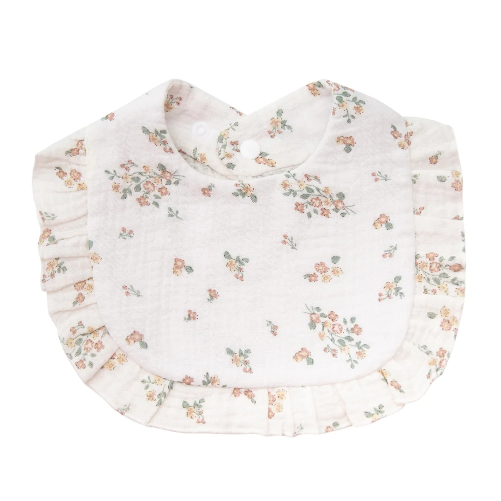 BabyBloom – Mignon et confortable – Bavoir pour bébé à bordure à volants