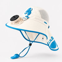 Thumbnail for HappyShade – Protection solaire et rafraîchissement – Chapeau d'été pour enfants avec ventilateur