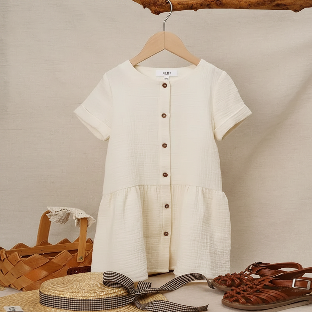 LunaDress – Élégante et légère – Robe pour enfant à la coupe en A