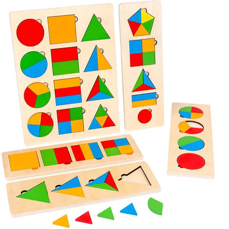 Woods™ - Puzzle géométrique Montessori