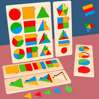 Thumbnail for Woods™ - Puzzle géométrique Montessori