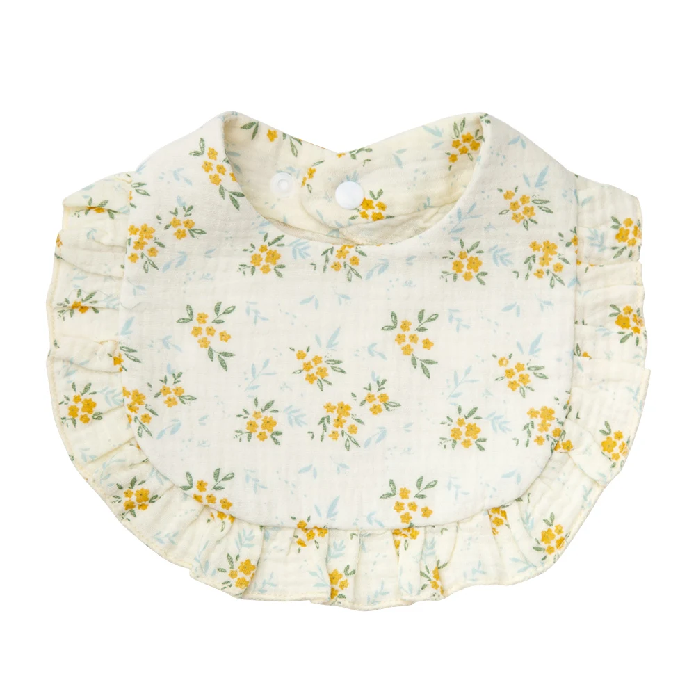 BabyBloom – Mignon et confortable – Bavoir pour bébé à bordure à volants