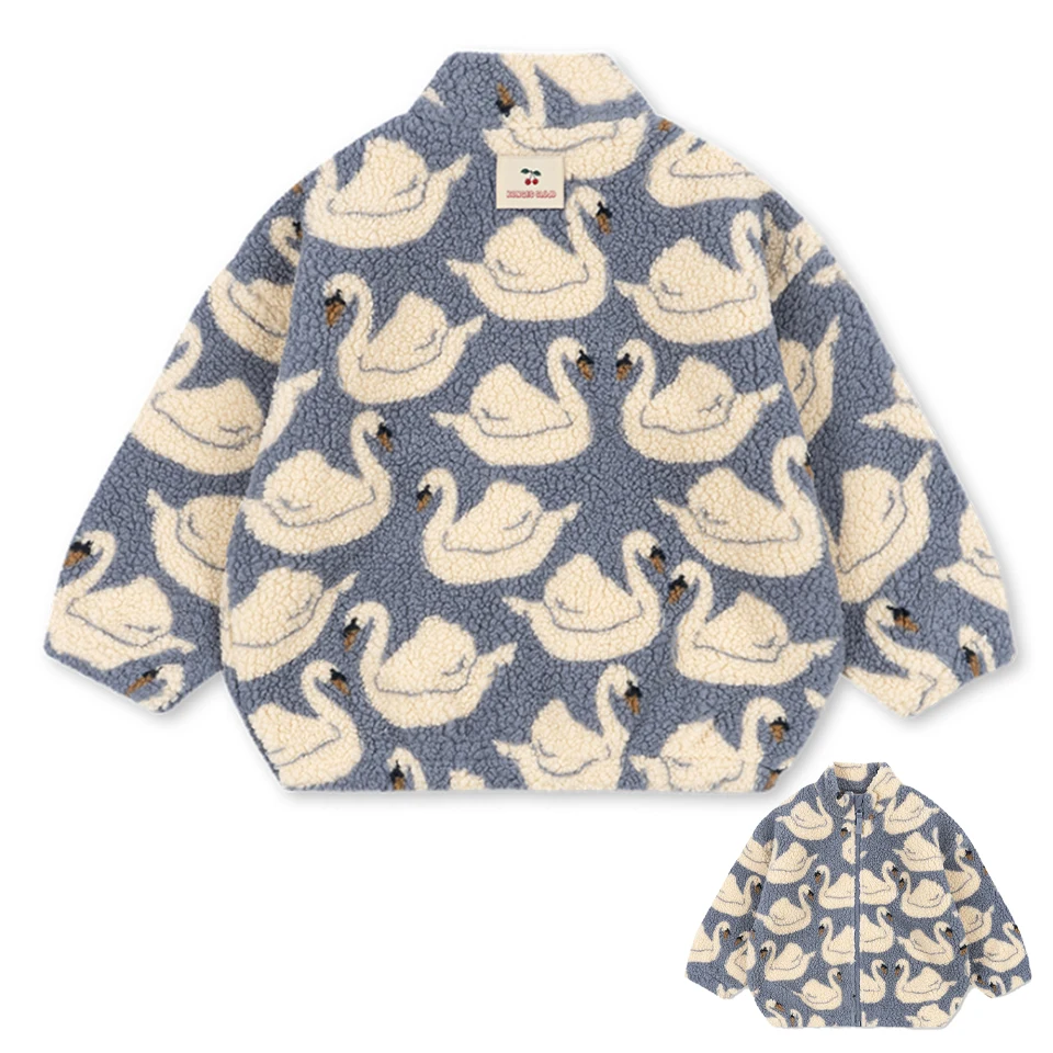 WarmHug – Confortable et tendance – Veste polaire pour enfant aux imprimés ludiques