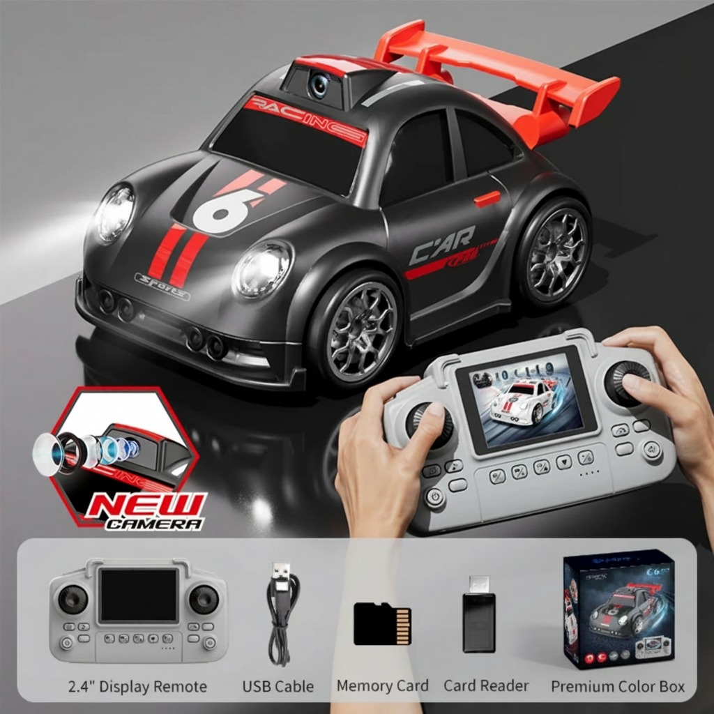 RacePro – RC & Stunt – Voiture de course à détection de dérapage avec caméra intégrée