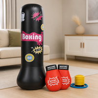 Thumbnail for BopBag – Fun & Actif – Sac de frappe gonflable avec gants