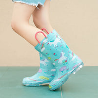 Thumbnail for RainySteps – Faciles à enfiler et imperméables – Bottes de pluie avec imprimé et boucle