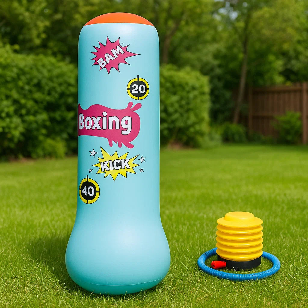 BopBag – Fun & Actif – Sac de frappe gonflable avec gants