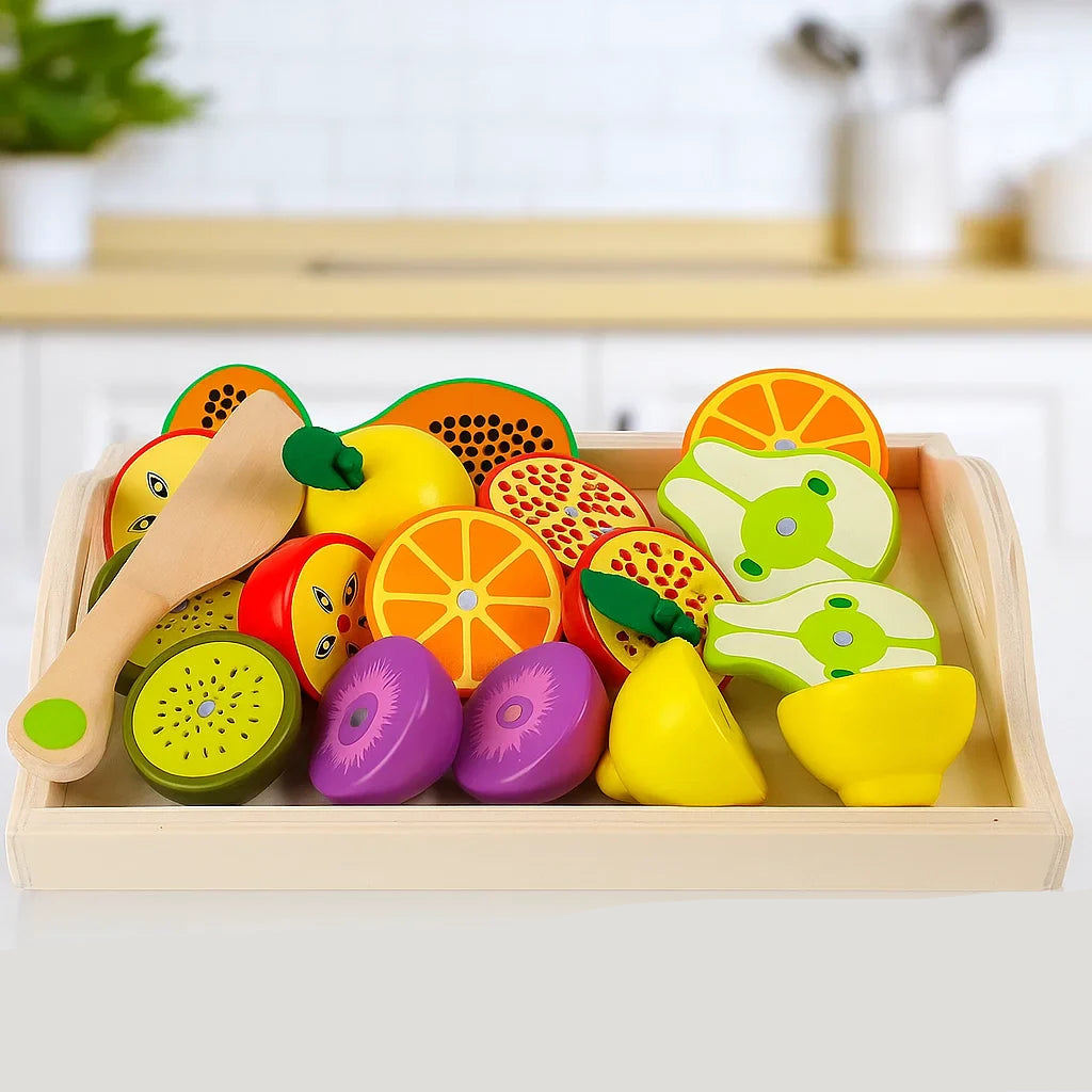 MiniChef – Amusant et créatif – Set de jeu magnétique en bois pour la cuisine