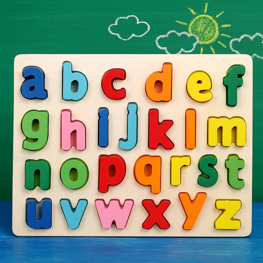 AlphaBlocks – Bois & Éducatif – Puzzle lettres 3D