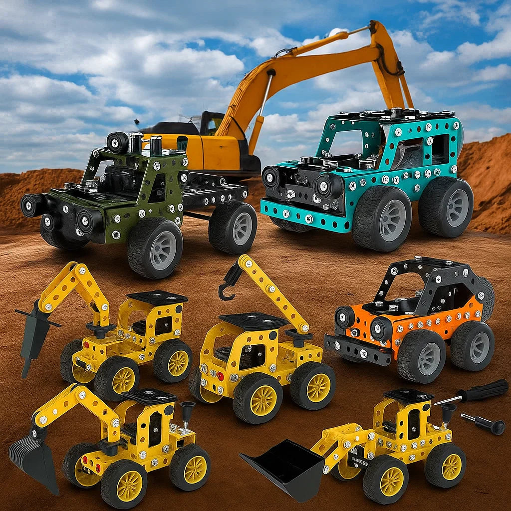 MetalBuild – Robuste et éducatif – Set de construction de véhicules